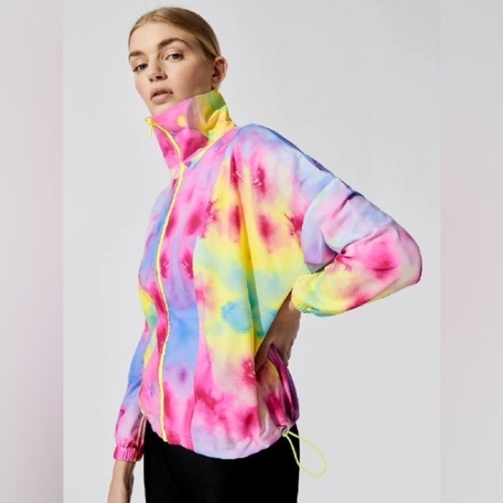 Terez Multicolored Full Zip Athletic Jacket - Medium - NWT